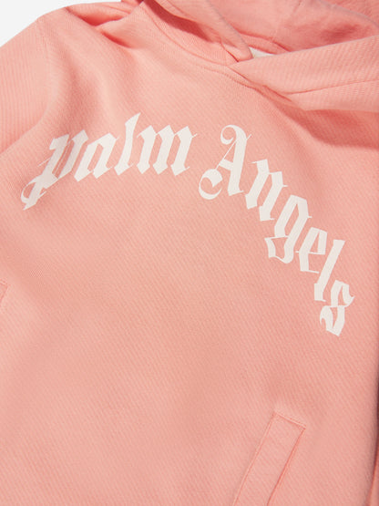 Palm Angels 女童经典徽标连帽连衣裙
