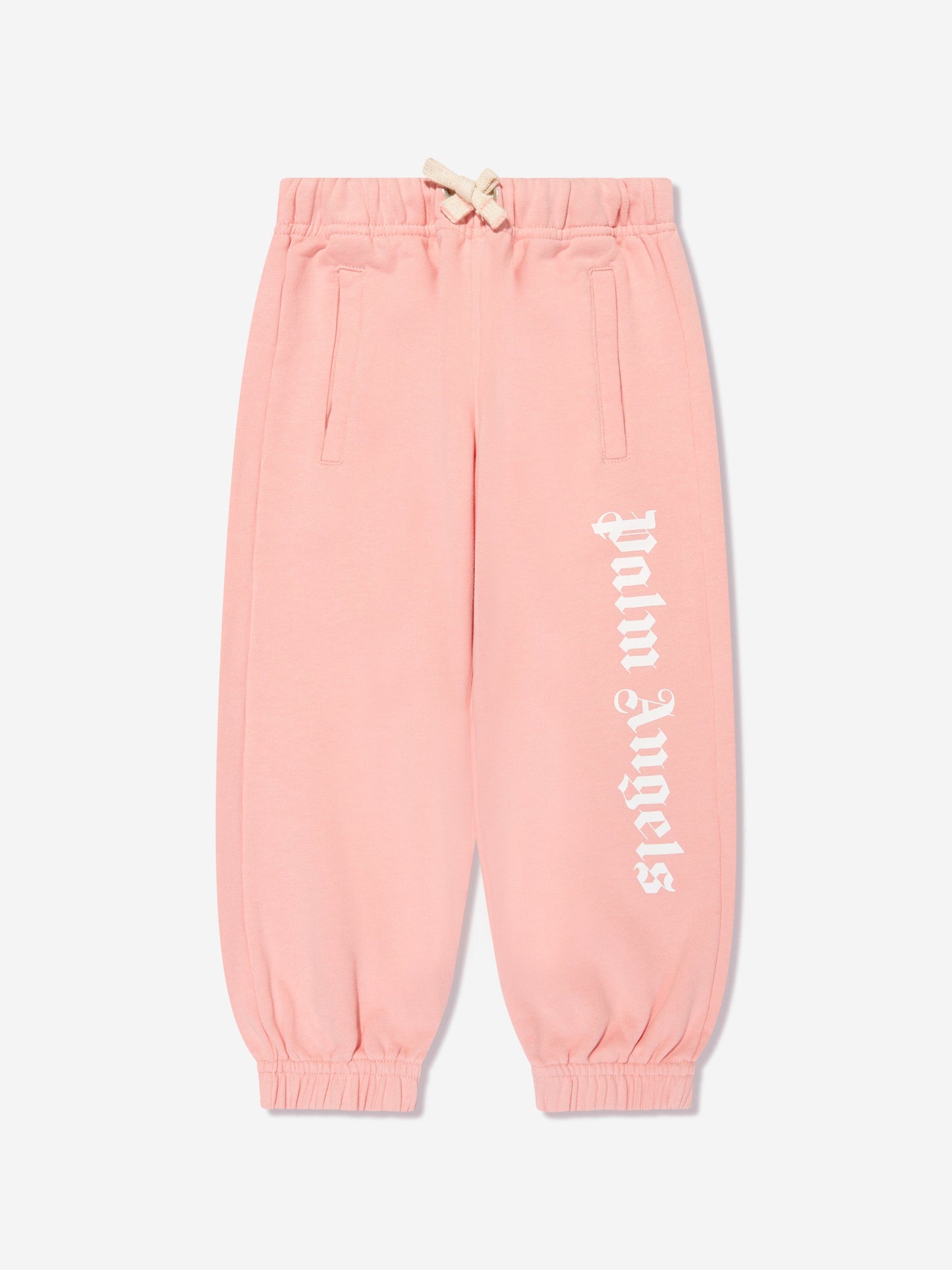 Palm Angels 女童经典 Overlogo 慢跑裤（粉色）