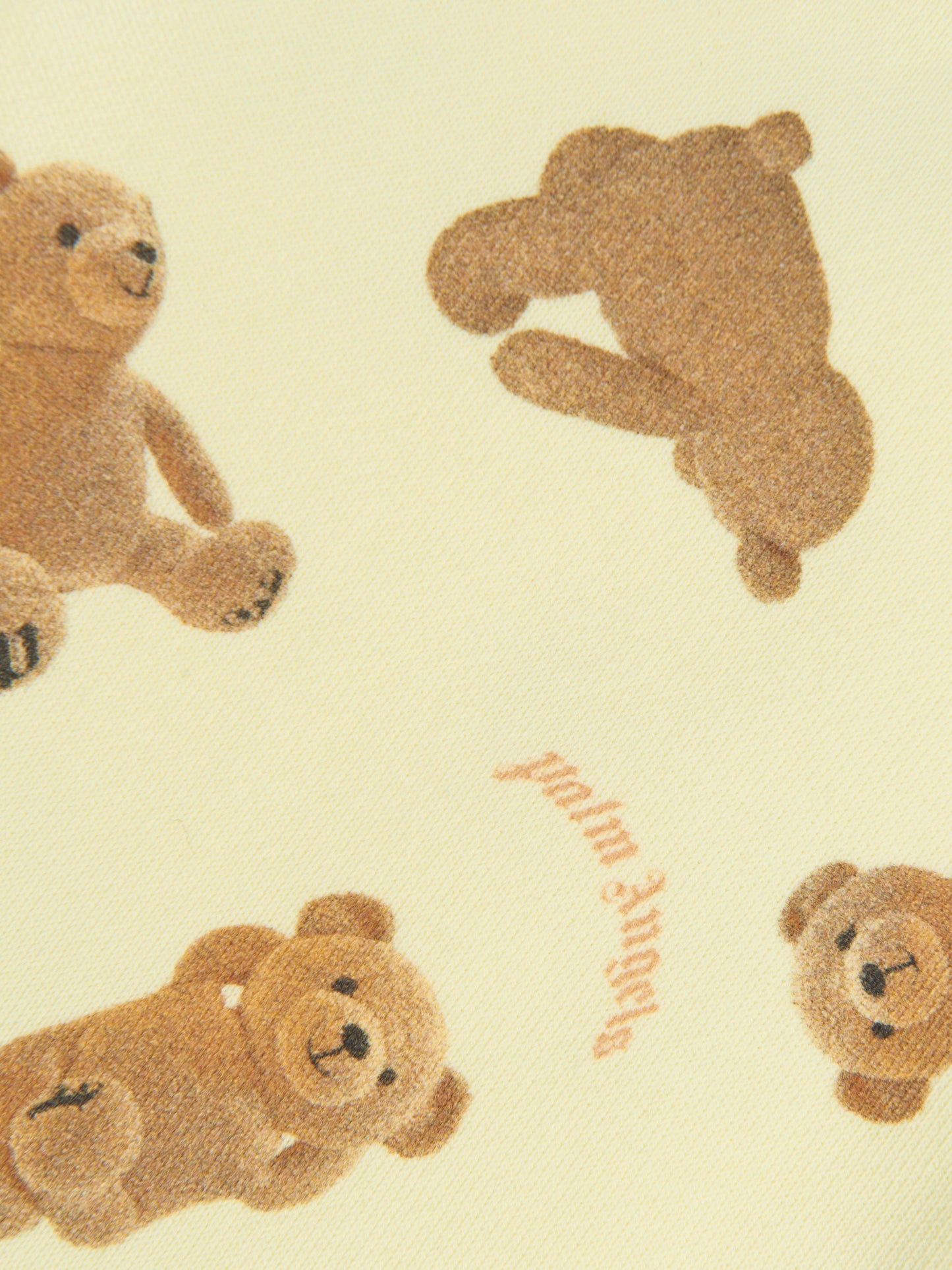 Palm Angels Baby AOP PA Bears 黄色慢跑裤