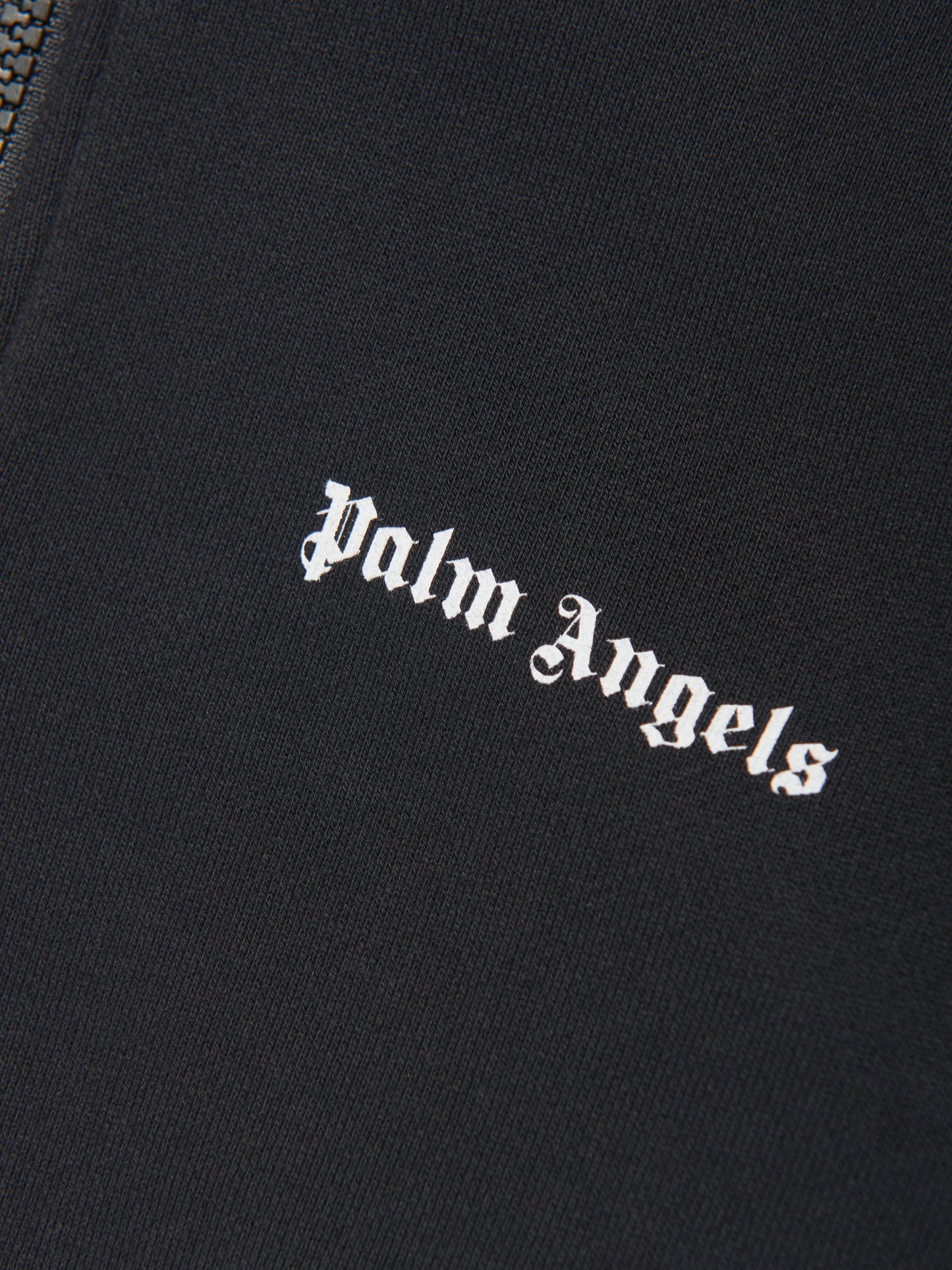 Palm Angels 男童黑色运动半拉链运动衫