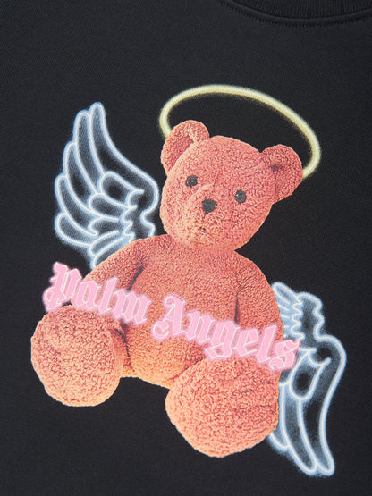Palm Angels 女童熊天使露背运动衫（黑色）
