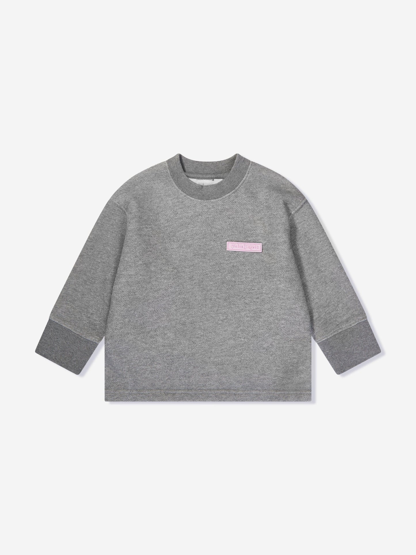 Palm Angels 女童 Lurex 露背运动衫（灰色）