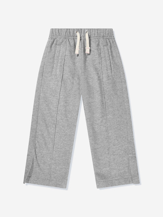 Palm Angels 女童卢勒克斯宽腿运动裤（灰色）