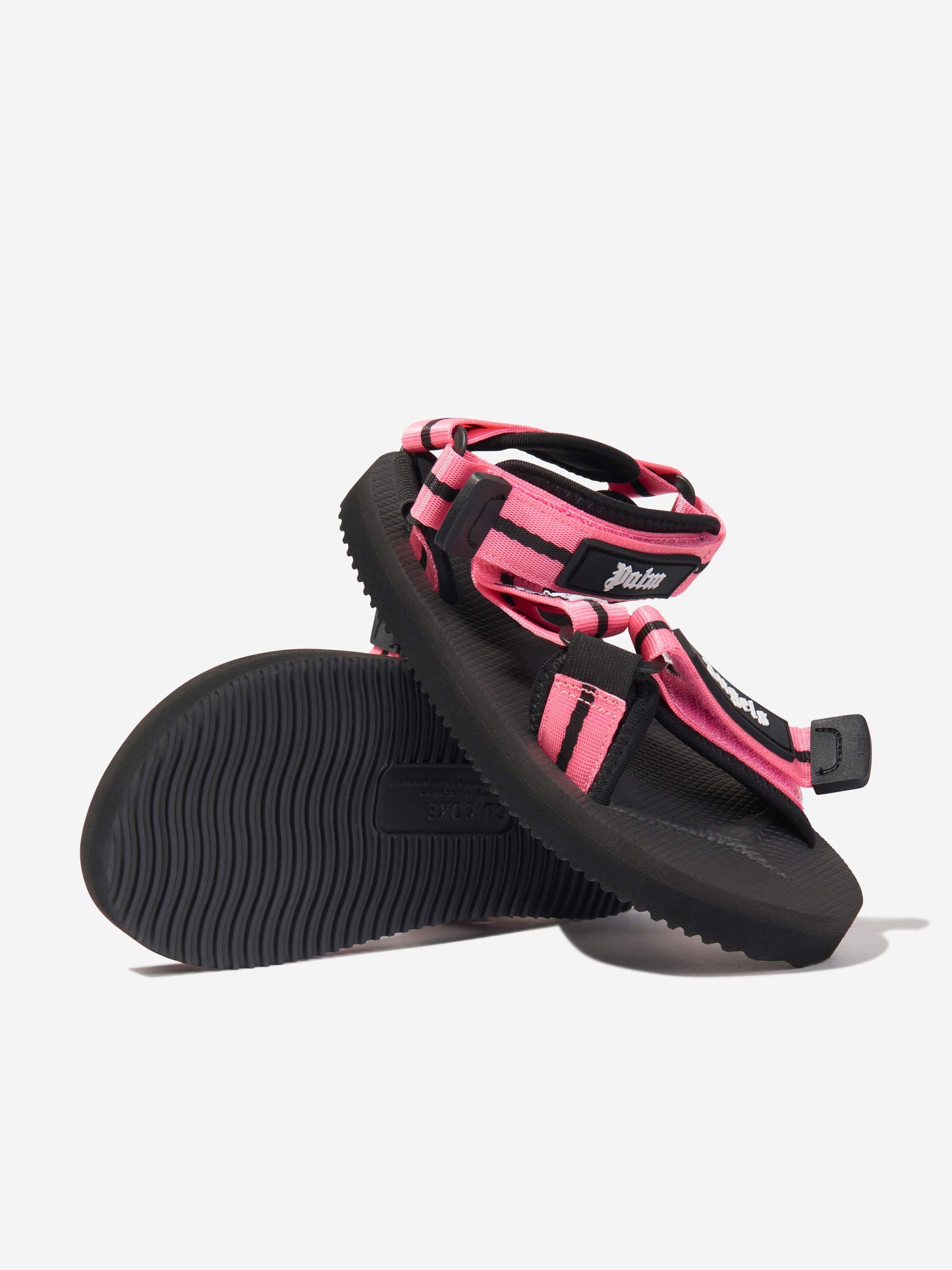 Palm Angels 女童 PA X Suicoke Depa-2 粉色凉鞋