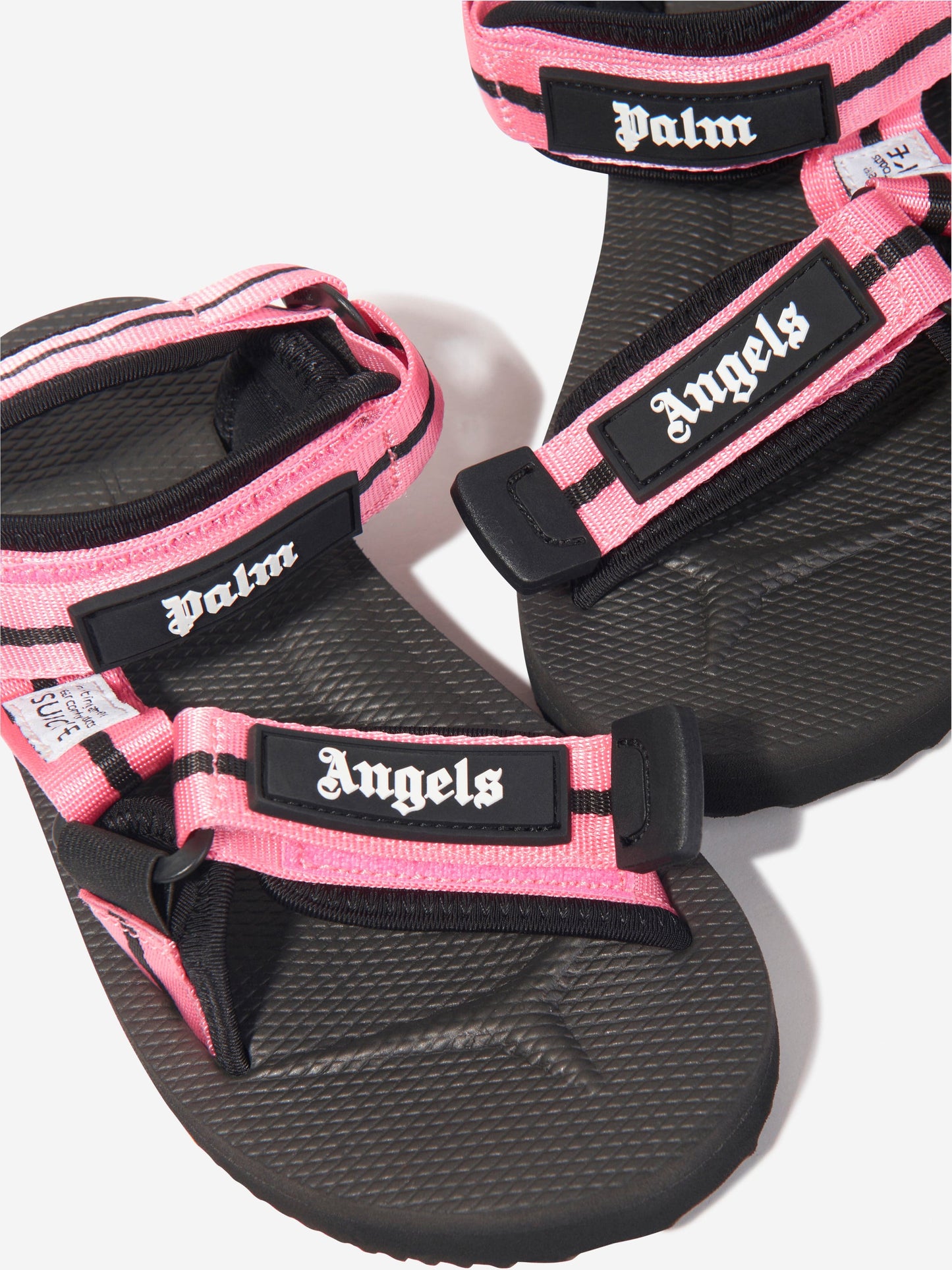 Palm Angels 女童 PA X Suicoke Depa-2 粉色凉鞋