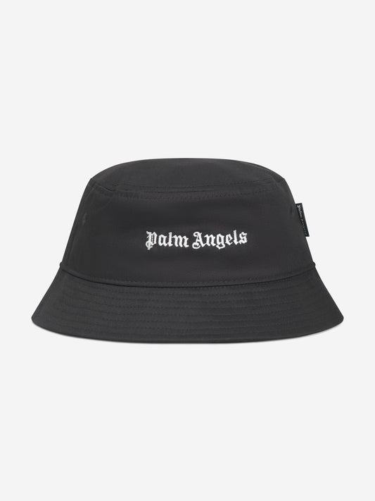 Palm Angels 女童徽标渔夫帽（黑色）