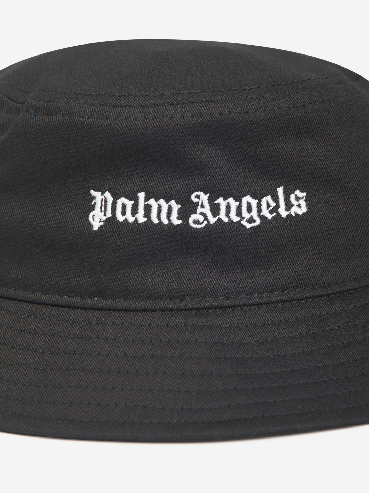 Palm Angels 女童徽标渔夫帽（黑色）