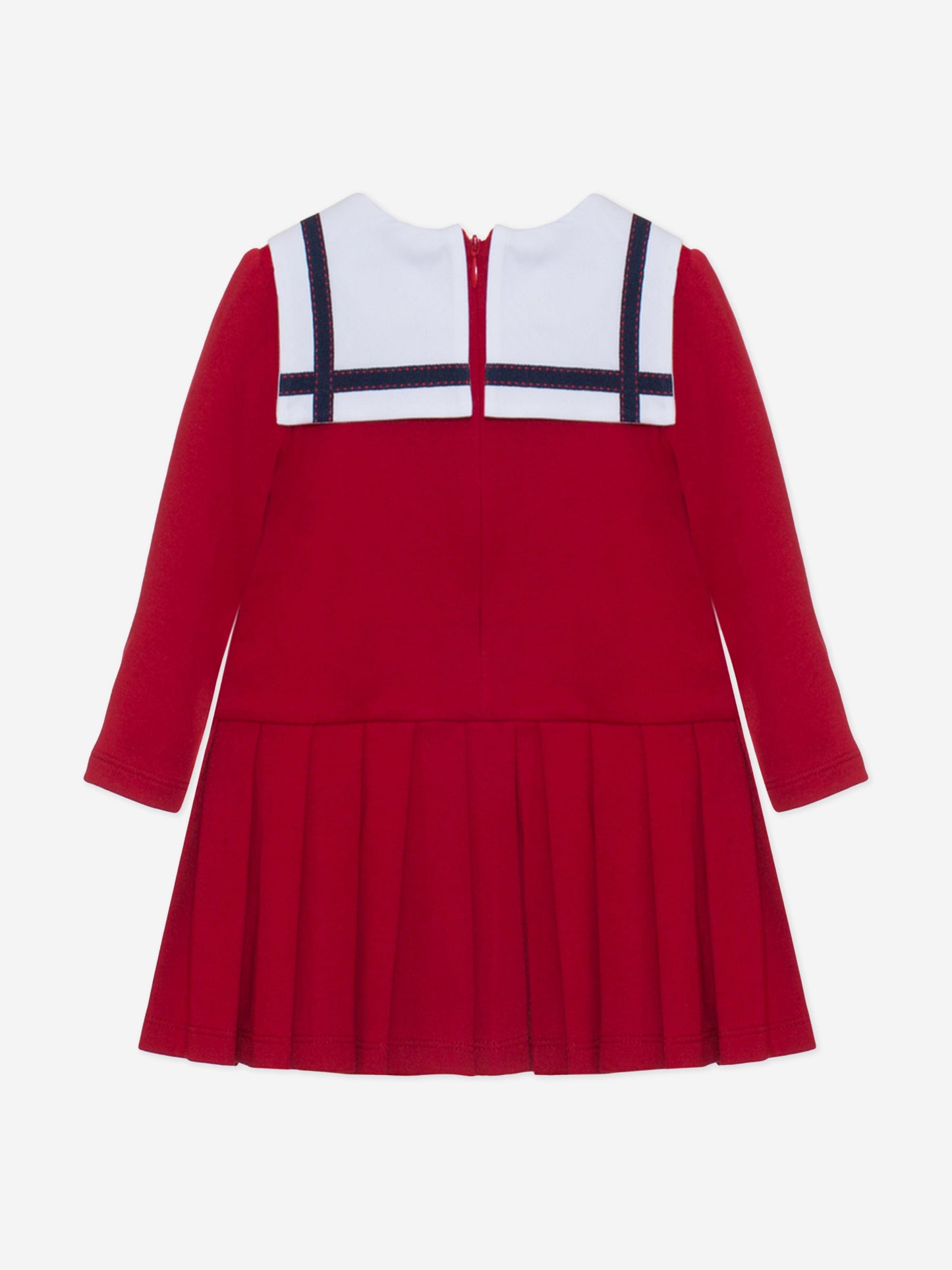 女婴红色水手服
