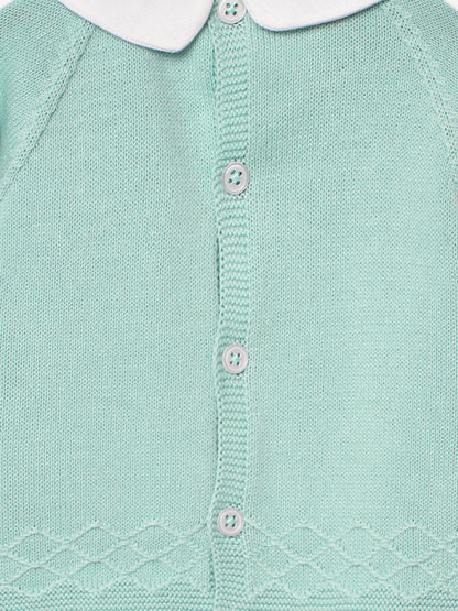 Baby Knitted Sweater in Green