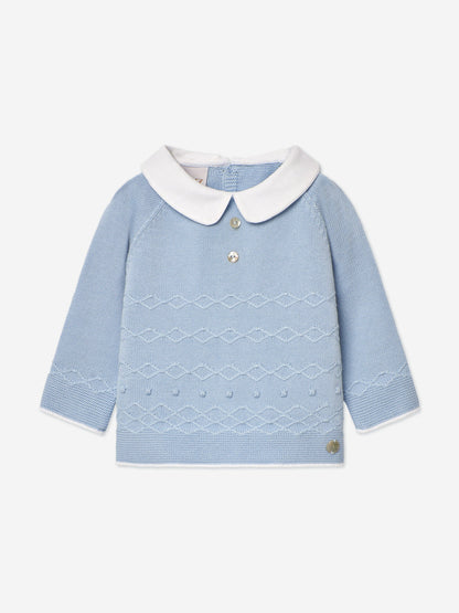 Baby Boys Knitted Sweater in Blue