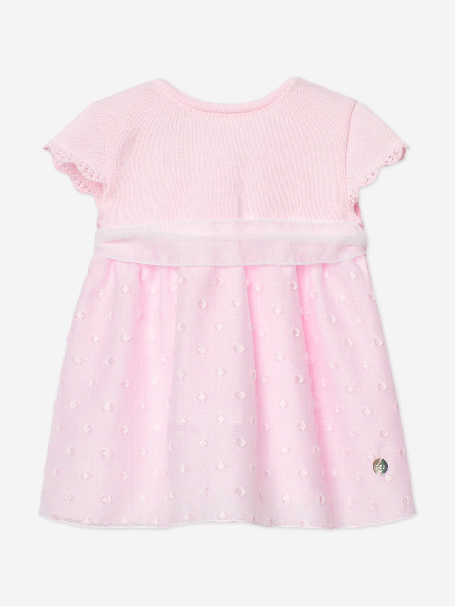 Baby Girls Dress and Bloomers Set in Pink
