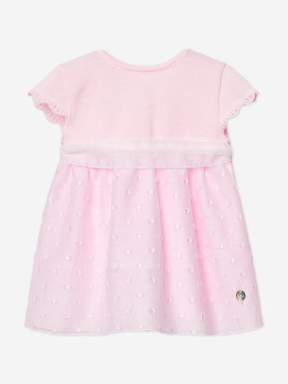 Baby Girls Dress and Bloomers Set in Pink