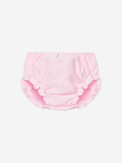 Baby Girls Dress and Bloomers Set in Pink