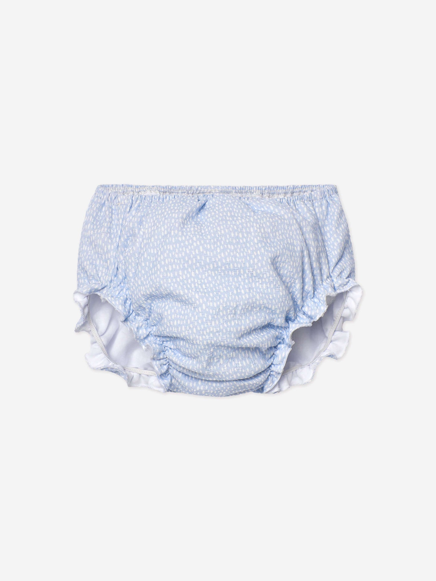 Baby Girls Dress and Bloomers Set in Blue