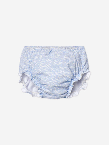 Baby Girls Dress and Bloomers Set in Blue