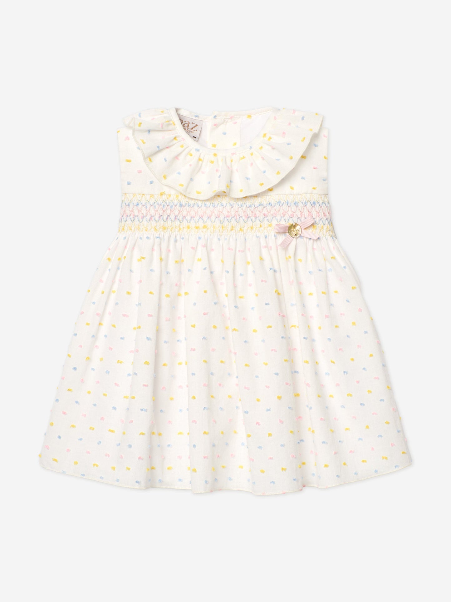 Girls Cotton Dress in Multicolour