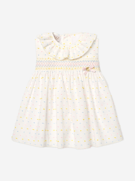 Girls Cotton Dress in Multicolour