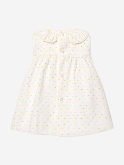 Girls Cotton Dress in Multicolour