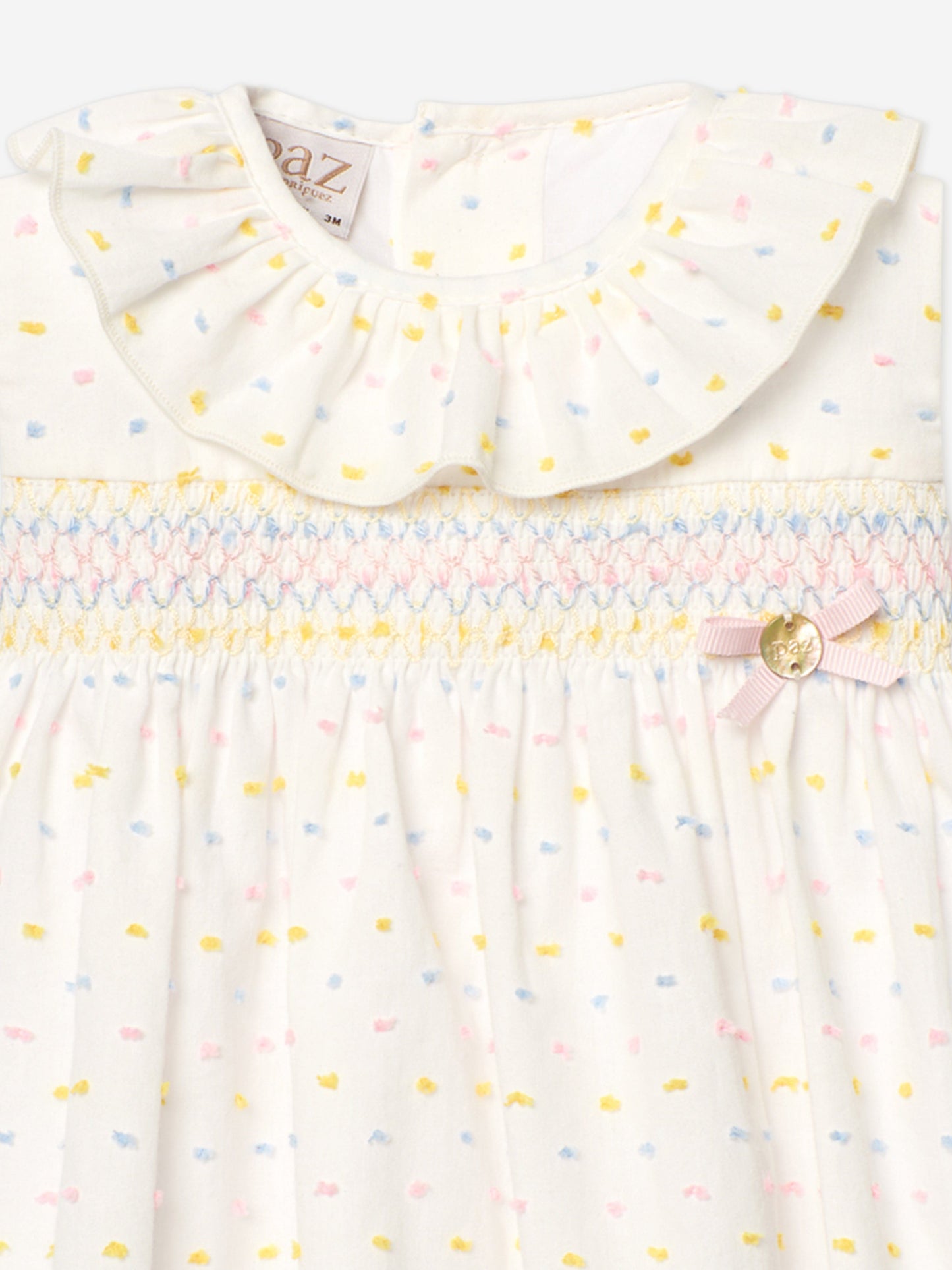 Girls Cotton Dress in Multicolour
