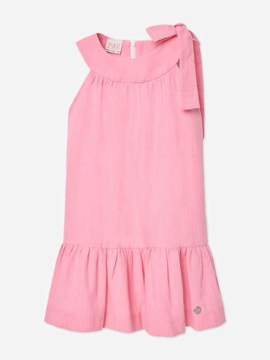 Girls Floral Dress in Pink