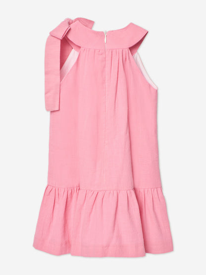 Girls Floral Dress in Pink