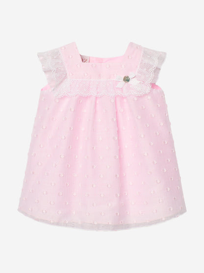 Baby Girls Dress and Bloomers Set in Pink