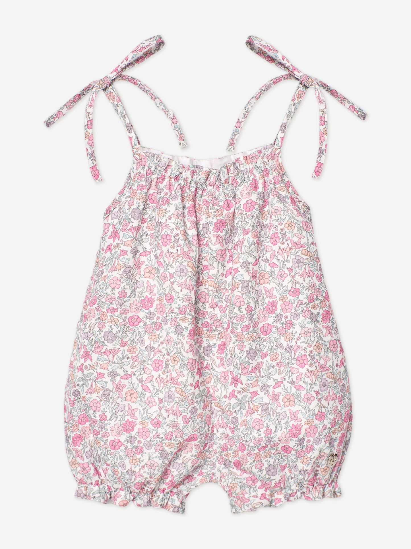 Baby Girls Floral Romper in Pink