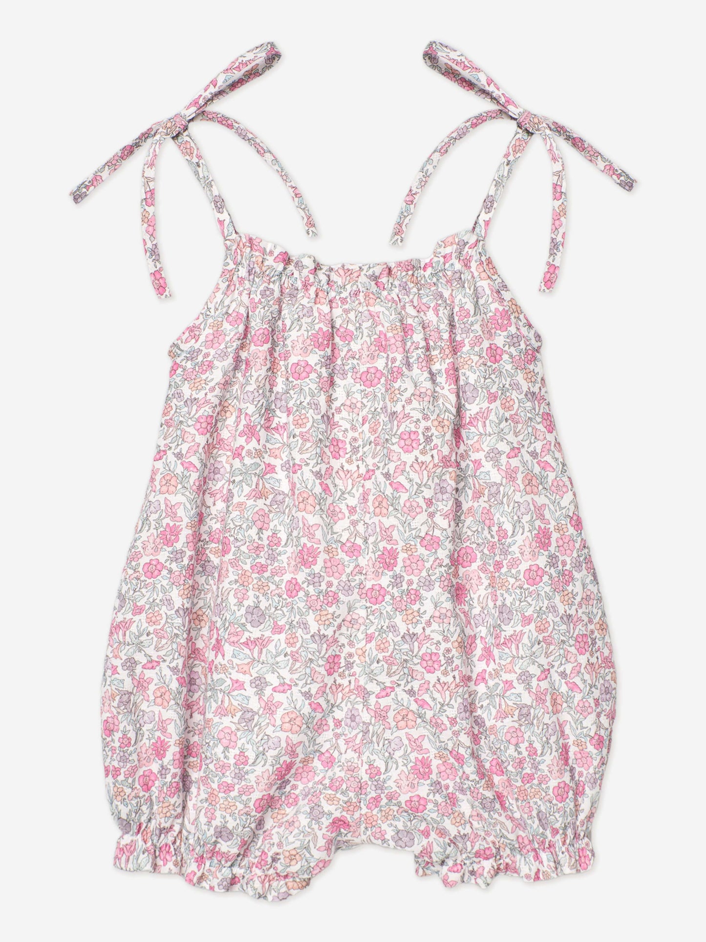 Baby Girls Floral Romper in Pink