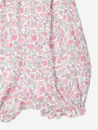 Baby Girls Floral Romper in Pink