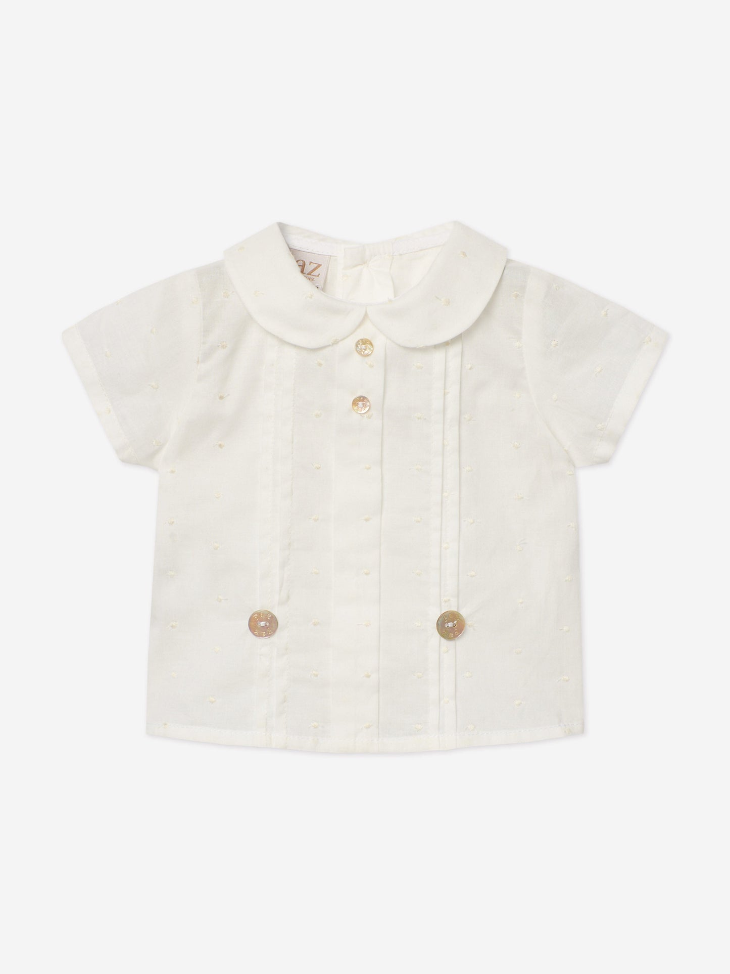Baby Boys Short Set in Ivory