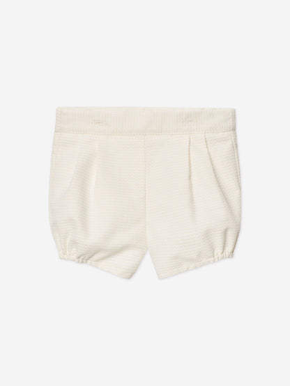 Baby Boys Short Set in Ivory