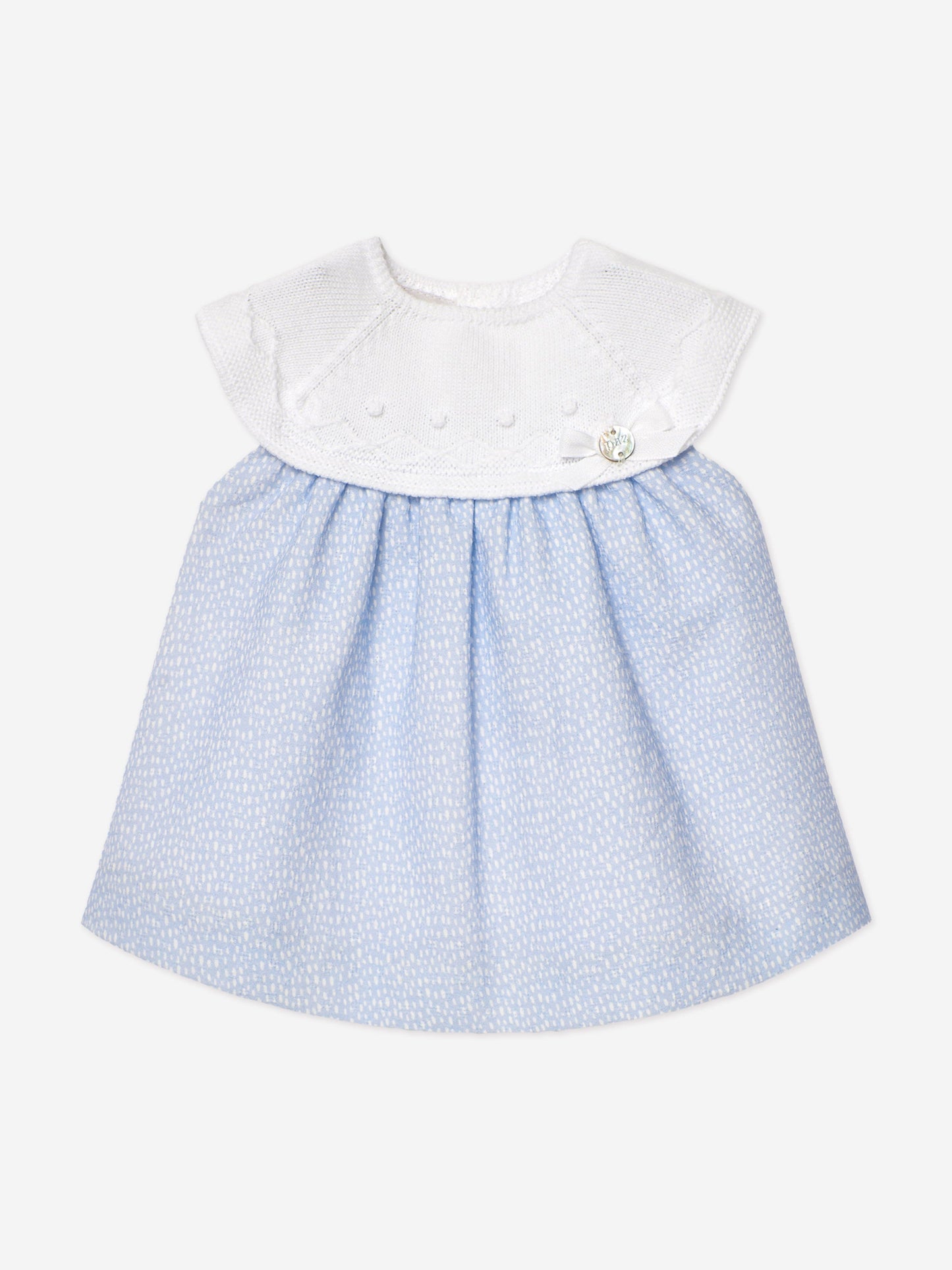 Baby Girls Dress and Bloomers Set in Blue