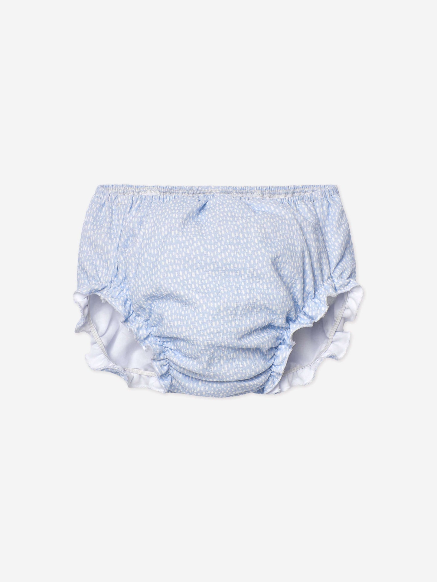 Baby Girls Dress and Bloomers Set in Blue
