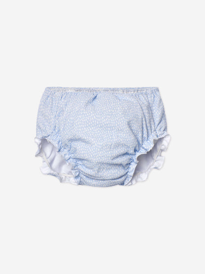 Baby Girls Dress and Bloomers Set in Blue