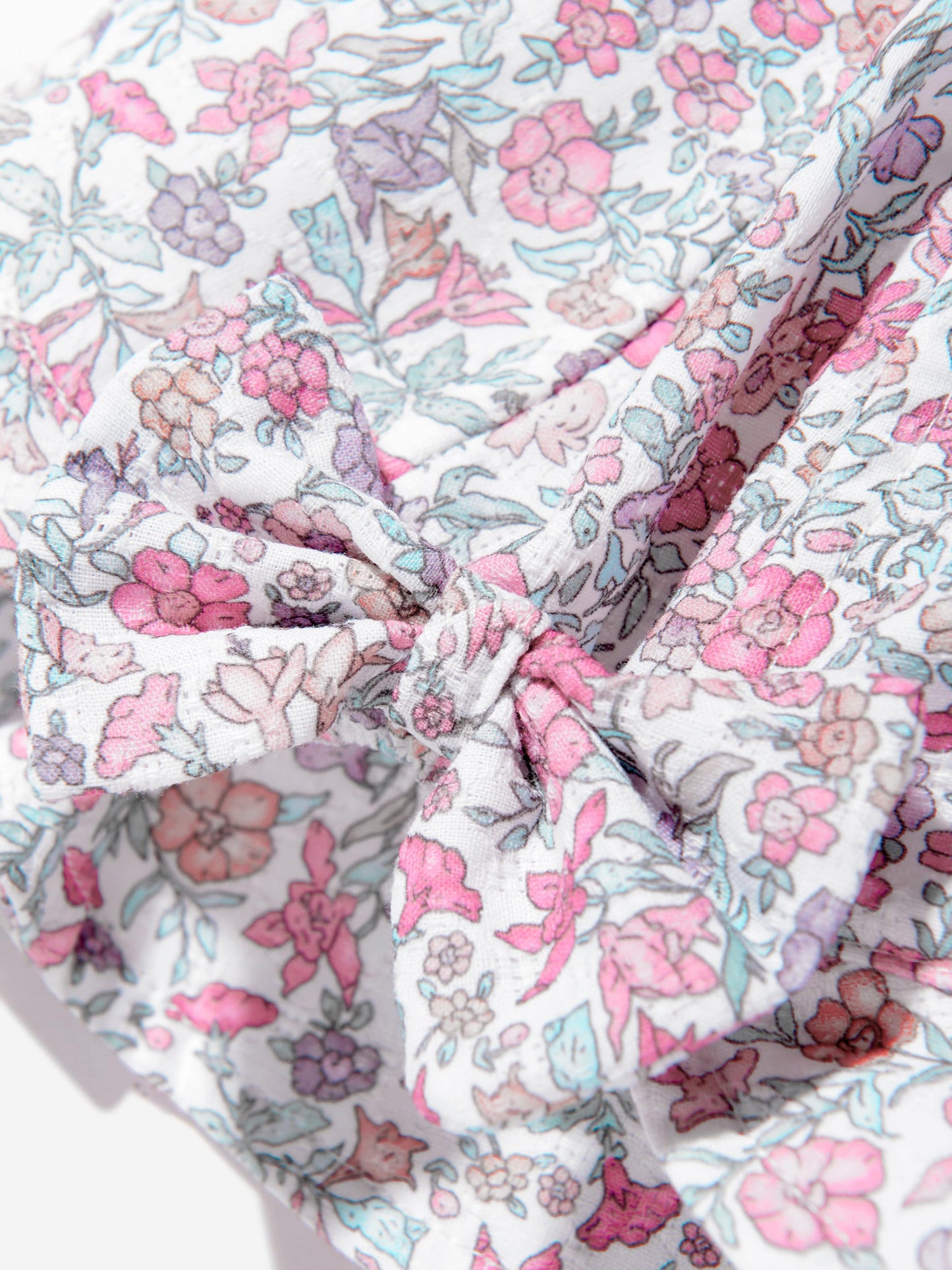 Baby Girls Floral Hat in Pink