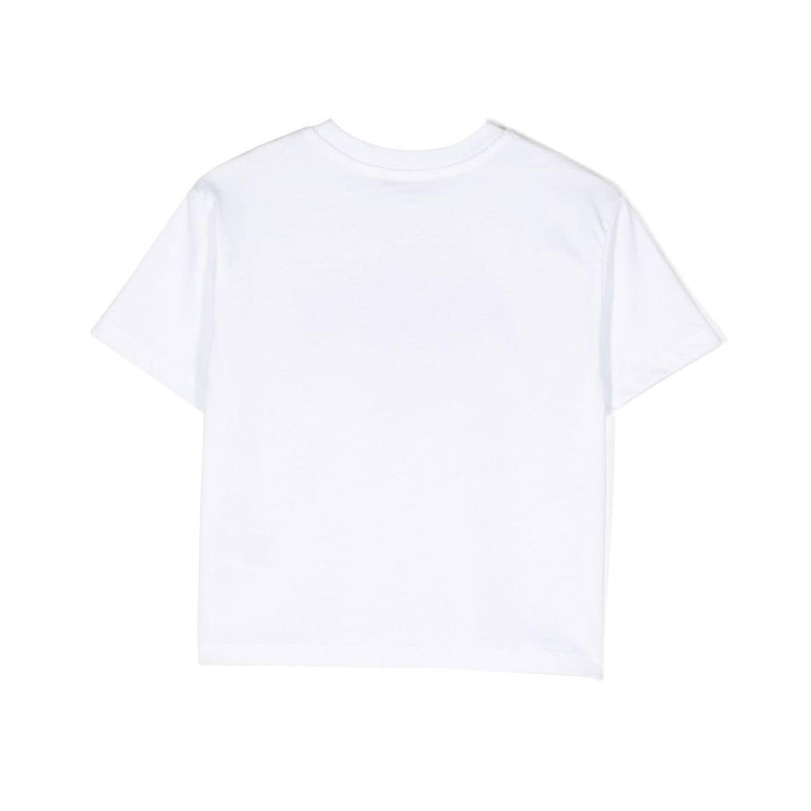 女童白色Logo棉T恤