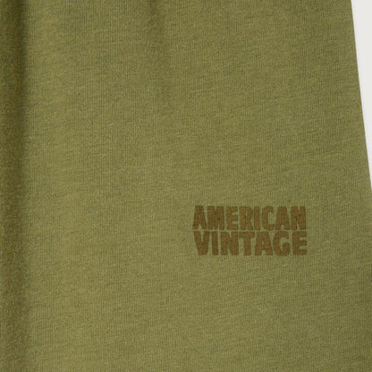 女士绿色棉长裤