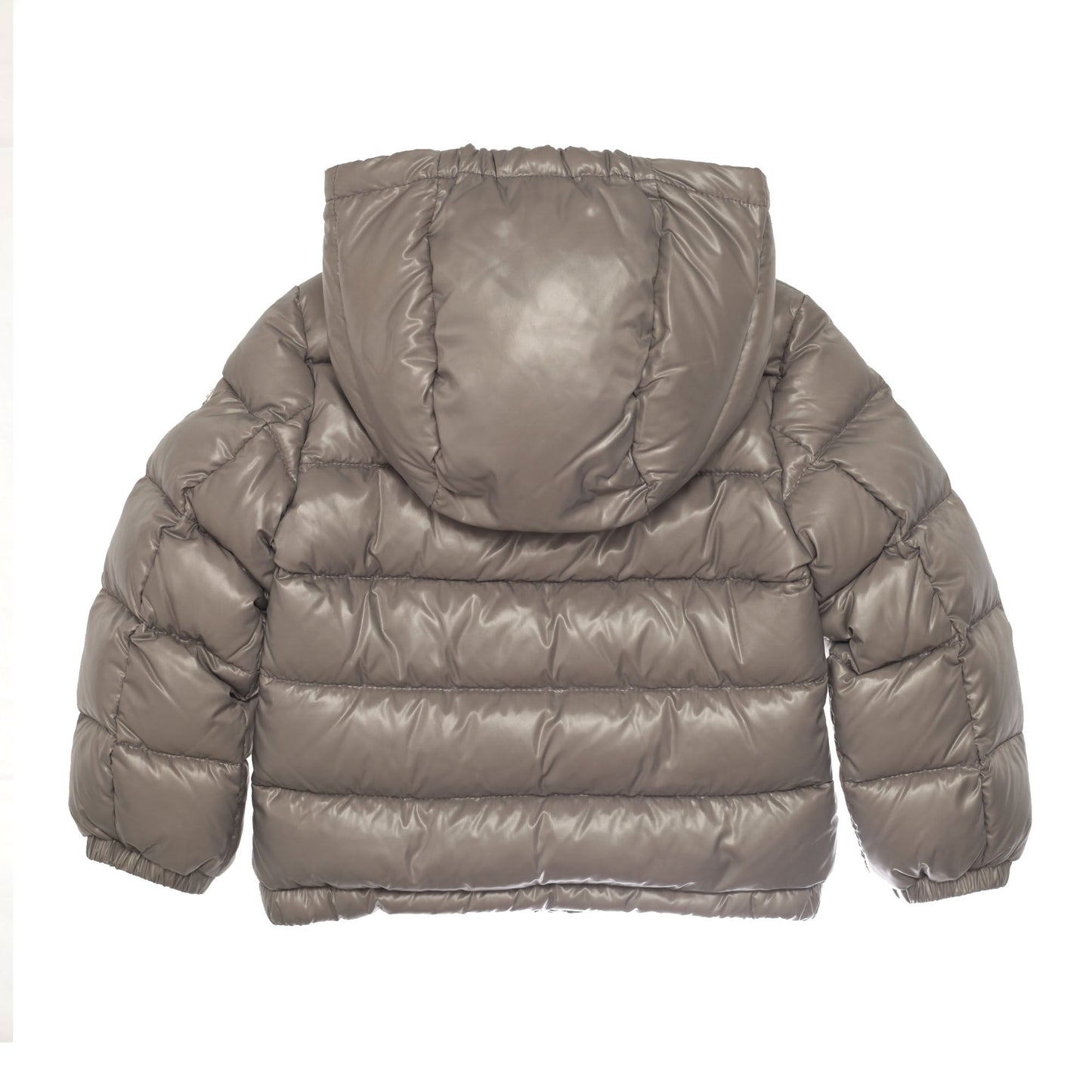 Baby Grey Hooded 'Aubert' Padded Down Jacket