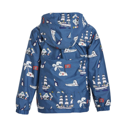Blue Pirates Packaway Raincoat