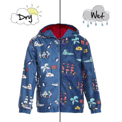 Blue Pirates Packaway Raincoat