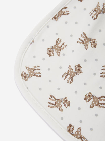 Rachel Riley 婴儿小鹿围兜（白色）