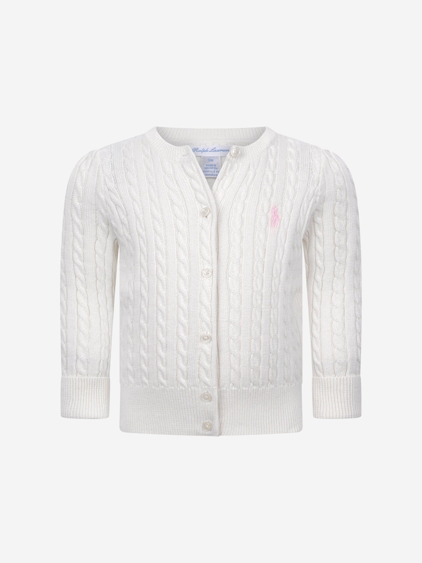 Ralph Lauren 女婴粗针织开衫