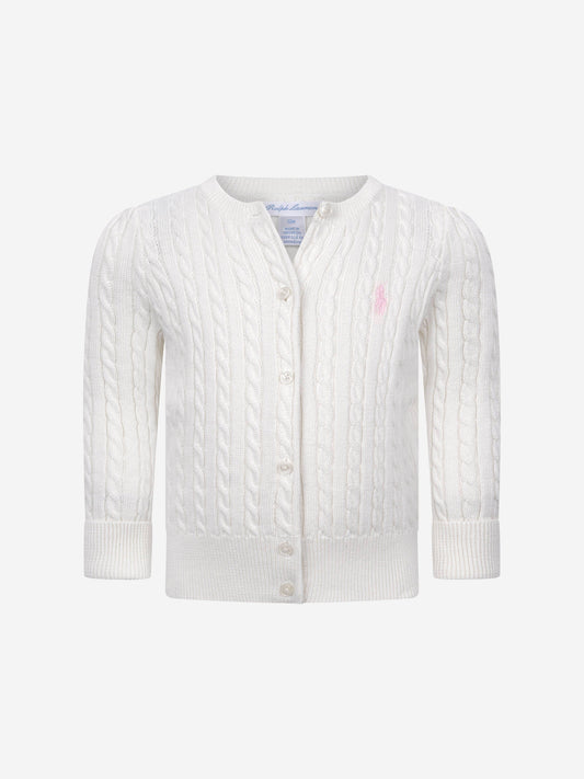 Ralph Lauren 女婴粗针织开衫
