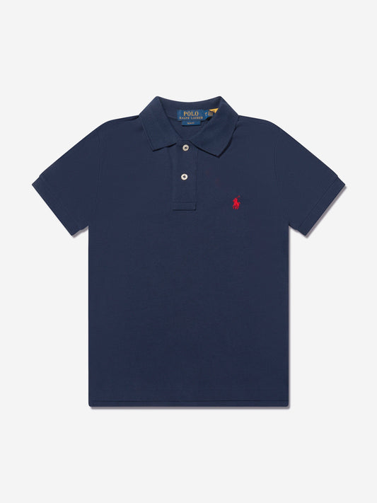 Ralph Lauren 男童海军蓝定制版 Polo 衫