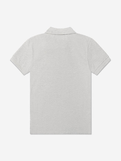 男孩定制版型灰色 Polo 衫