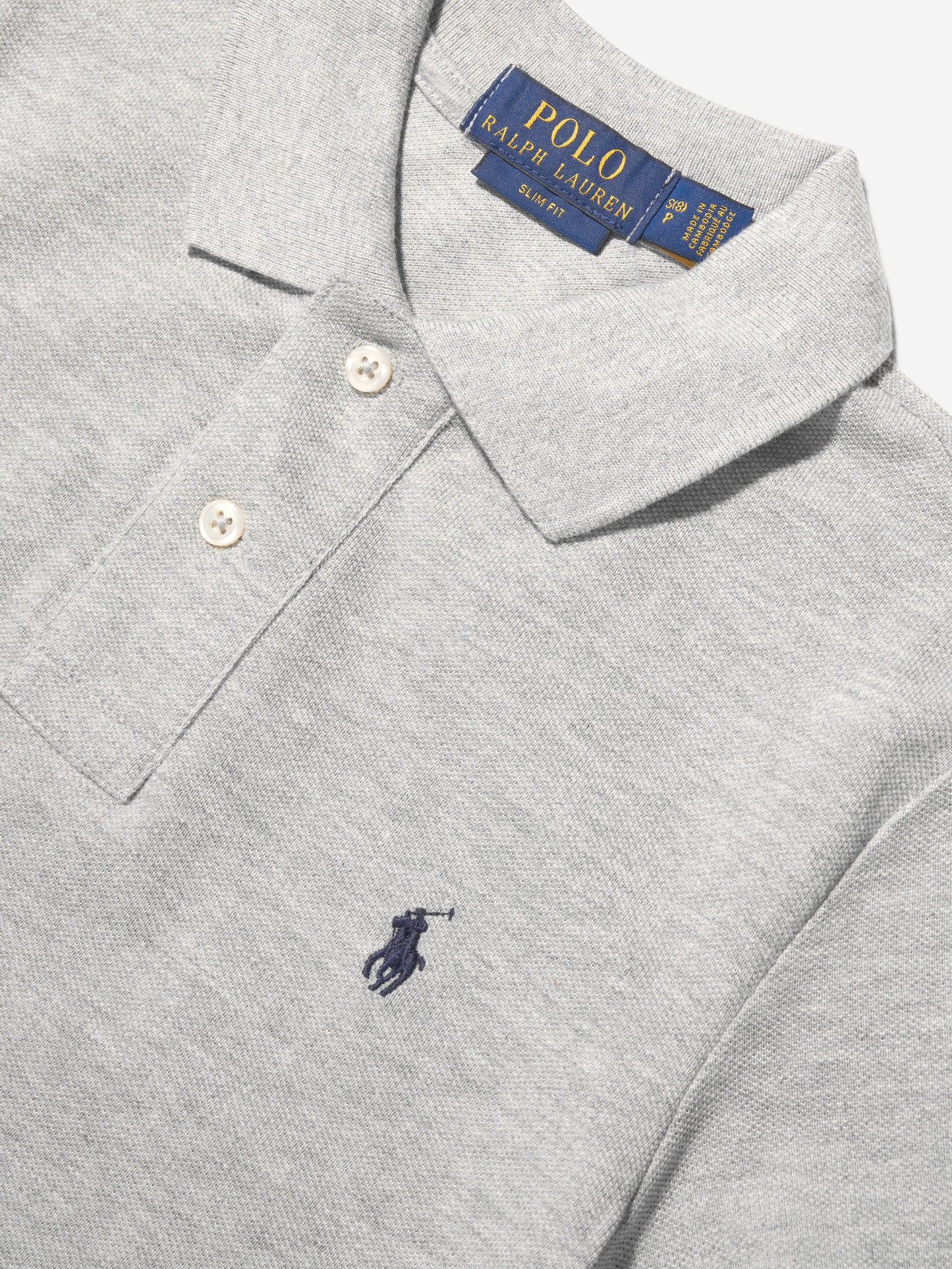 Ralph Lauren 男童定制版型 Polo 衫（灰色）