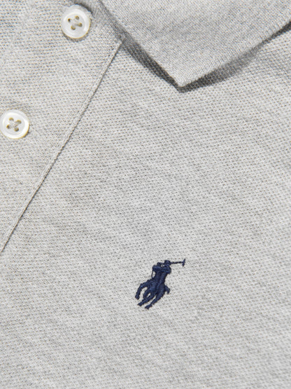 Ralph Lauren 男童灰色徽标 Polo 衫