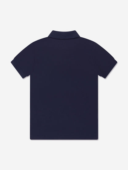Ralph Lauren 男童海军蓝徽标 Polo 衫
