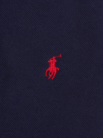 Ralph Lauren 男童海军蓝徽标 Polo 衫
