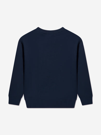 Ralph Lauren 男童海军蓝棉质羊毛毛衣